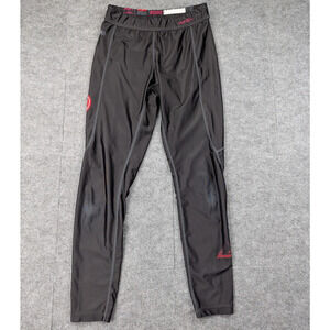 Gracie Barra Rash Guard Bottoms Medium Compression Leggings Pants BJJ MMA Black